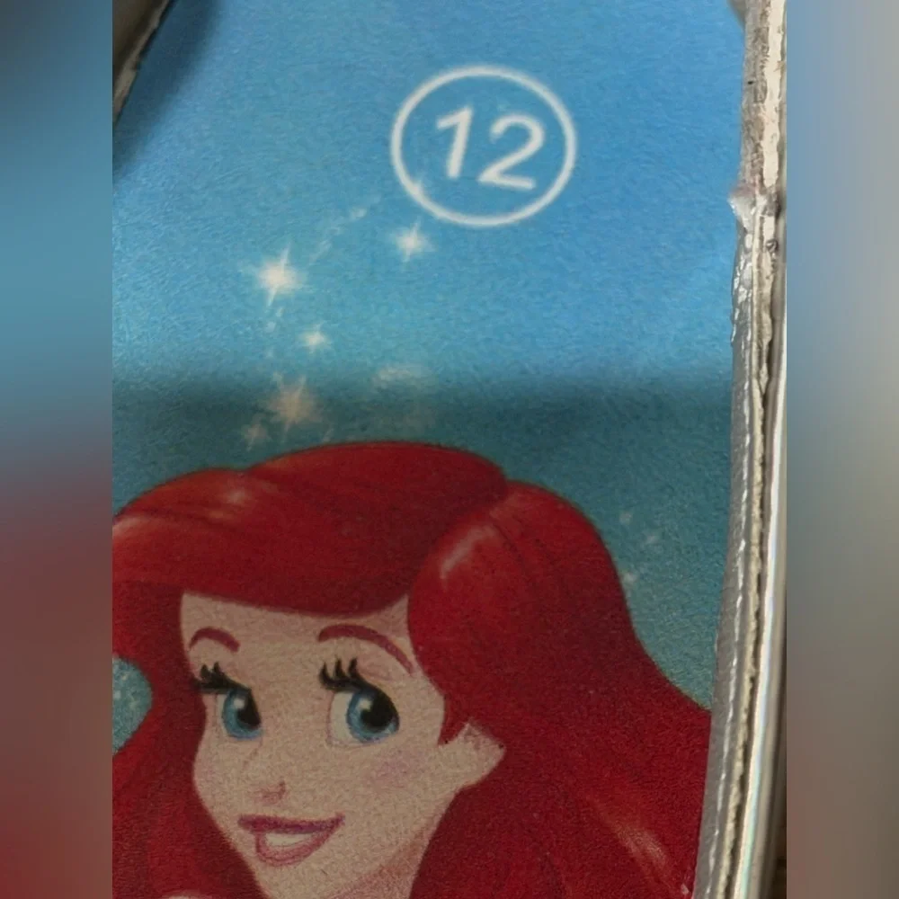 Disney Little Mermaid sz 12 Toddler Princess Ballet heeled Shoes silver girl